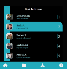 contest winner ui